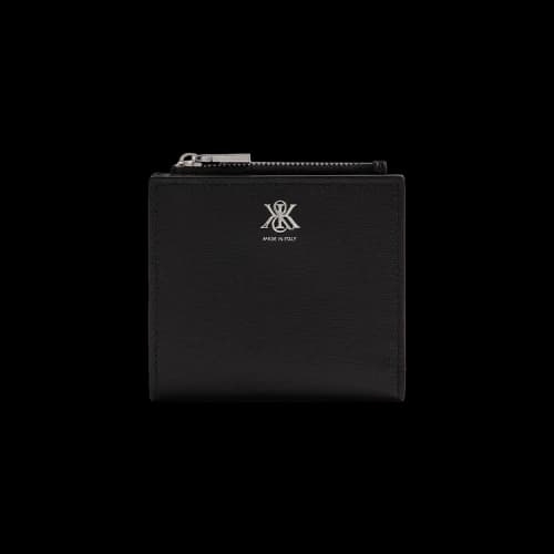 Kith Saffiano Leather Snap Wallet 'Black'