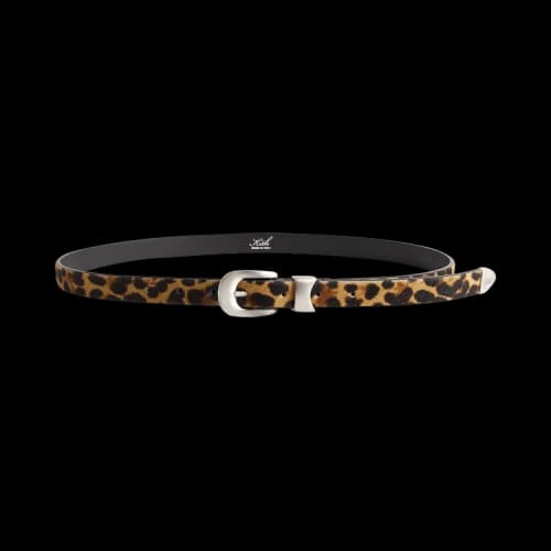Kith Western Leopard Pony Hair Belt 'Sanctuary'