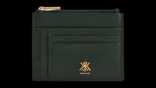Kith Kithmas Saffiano Leather Zip Card Case Stadium