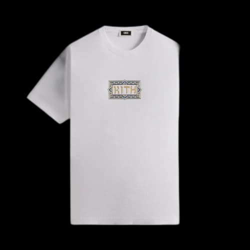 Kith Treats Hanukkah Hebrew Logo Tee 'White'