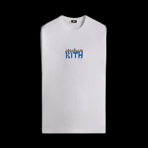 Kith Treats Hanukkah Menorah Tee 'White'