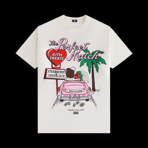 Kith Treats Perfect Match Vintage Tee 'Sandrift'