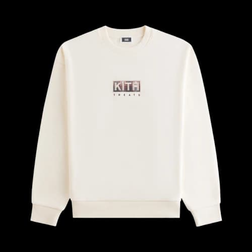 Kith Treats Plaid Logo Nelson Crewneck 'Sandrift'
