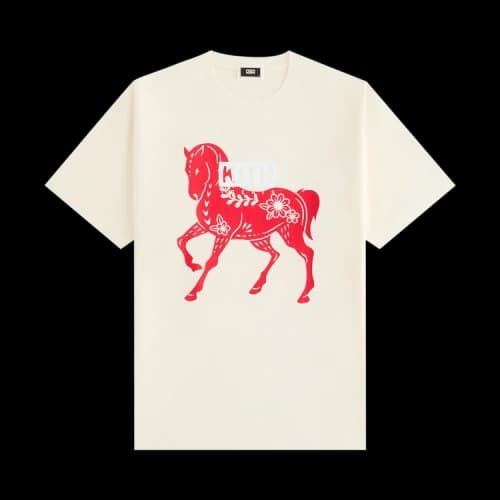 Kith Treats Year Of The Horse Vintage Tee 'Sandrift'