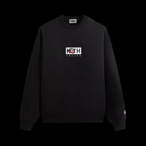 Kith Treats For Kellogg’s Frosted Flakes Cereal & Tony The Tiger Classic Logo Nelson Crewneck 'Black'