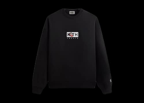 Kith Treats Kellogg’s Frosted Flakes Cereal Tony the Tiger Classic Logo Nelson Crewneck Black