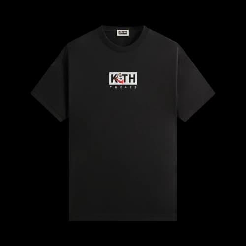 Kith Treats For Kellogg’s Frosted Flakes Cereal & Tony The Tiger Classic Logo Tee 'Black'