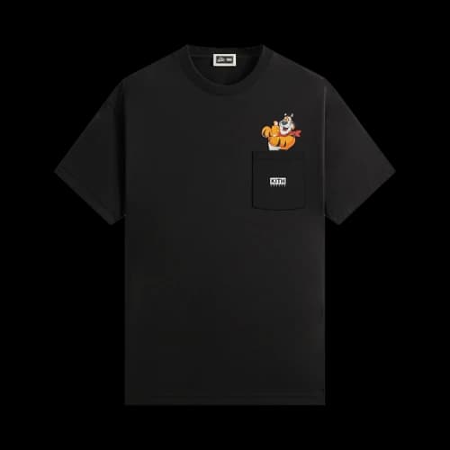 Kith Treats For Kellogg’s Frosted Flakes Cereal & Tony The Tiger Tony Signature Tee 'Black'