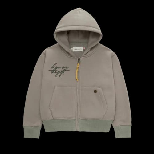 Honor The Gift Kids Truth Full Zip Hoodie 'Grey'