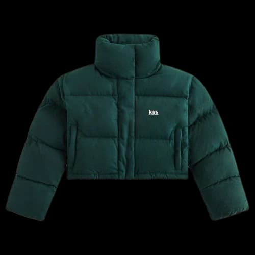 Kith Women Shae Cropped Puffer Jacket 'Stadium'