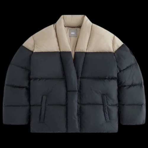 Kith Women Nolan Blocked Nylon Kimono Puffer Jacket 'Mass'