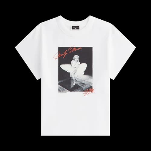 Kith Women For Marilyn Monroe Skirt Mulberry Vintage Tee 'White'