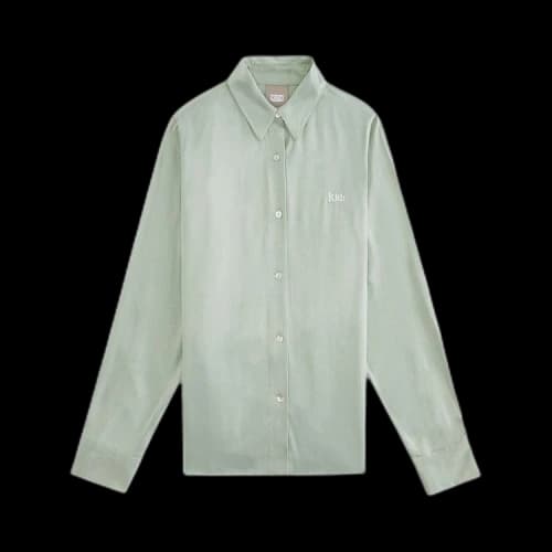 Kith Women Rosewood Satin Shirt 'Fluorite'