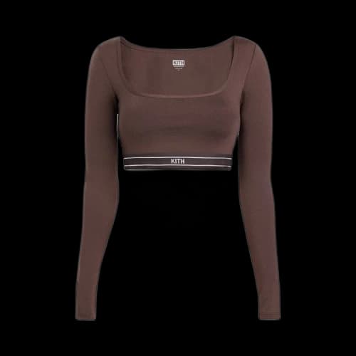 Kith Women Nico Scoop Active Top 'Cacao'