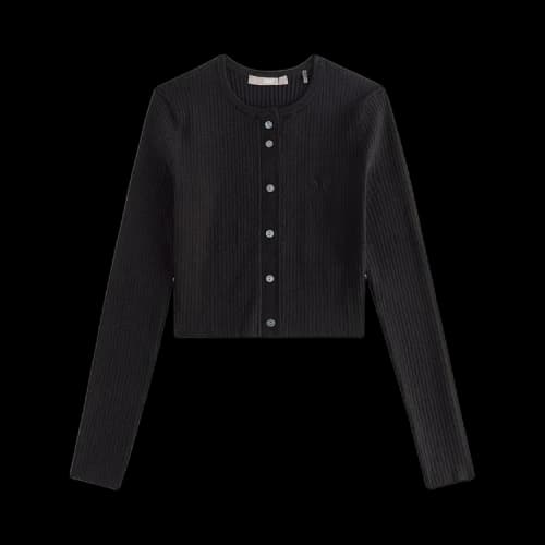 Kith Women Rib Knit Yvette Crop Cardigan 'Mass'