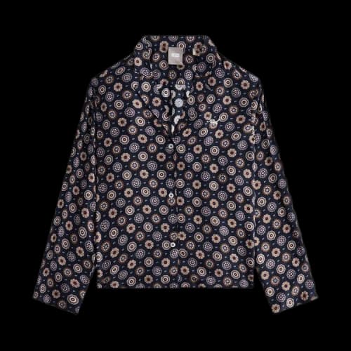 Kith Women Amalia Silk Blouse 'Ink'