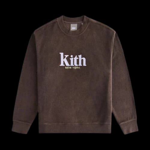 Kith Women Pima Towel Asher New York Crewneck 'Cacao'
