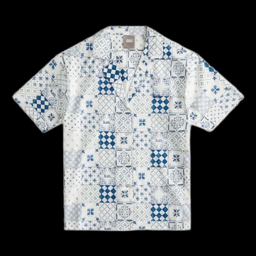 Kith Women Azulejo Tiles Elena Shirt 'Sandrift'