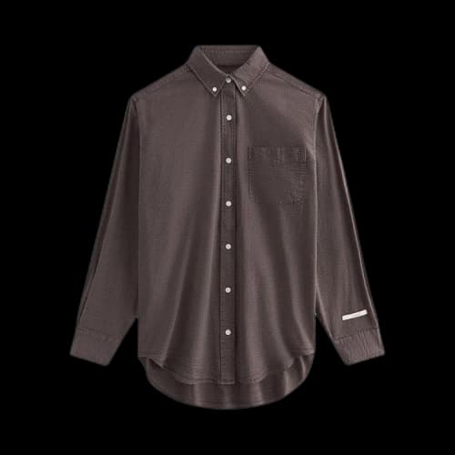 Kith Women Seersucker Ora Shirt 'Cacao'