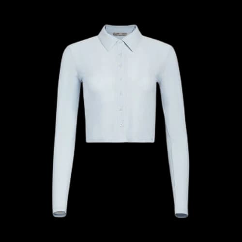 Kith Women Tori Pointelle Button Up Top 'Melody'