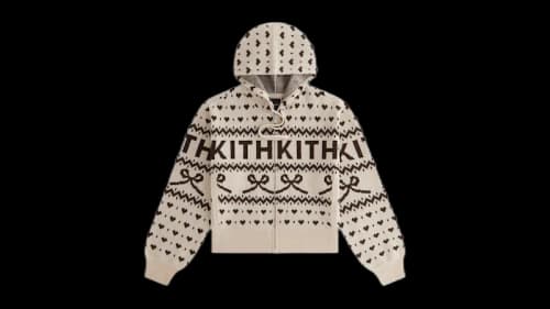 Kith Kithmas Women Tanner Ribbon Sweater Hoodie Sandrift