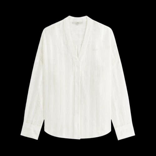 Kith Women Carmyn Sheer Cardigan Shirt 'White'