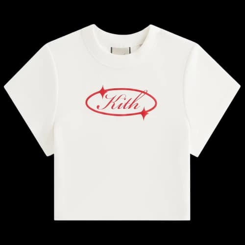 Kith Women Corvin Kith Gleam Cap Sleeve Tee 'White'