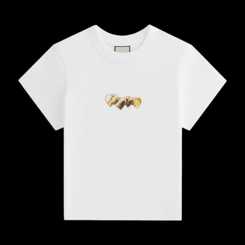 Kith Women Mulberry Vintage Heart Charm Tee 'White'