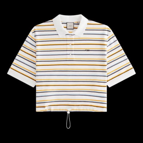 Kith Women Sadie Stripe Pique Polo 'White'