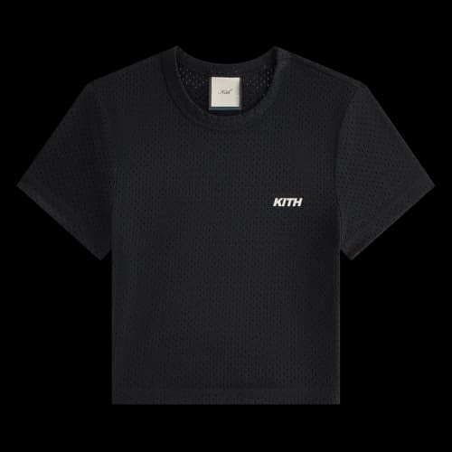 Kith Women Mulberry II Mesh Tee 'Black'