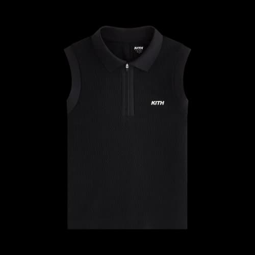 Kith Women Perry Polo Mesh Tank 'Black'