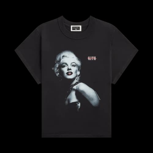 Kith For Marilyn Monroe Glamour Mulberry Vintage Tee 'Black'