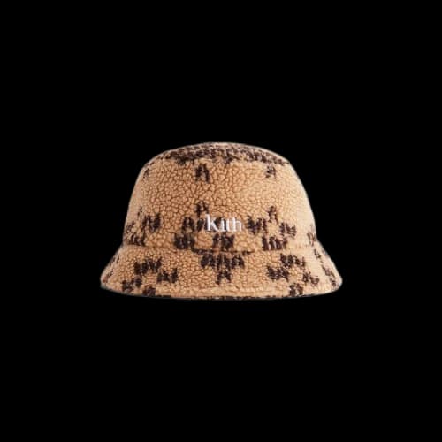 Kith Women Fair Isle Sherpa Bucket Hat 'Loft'