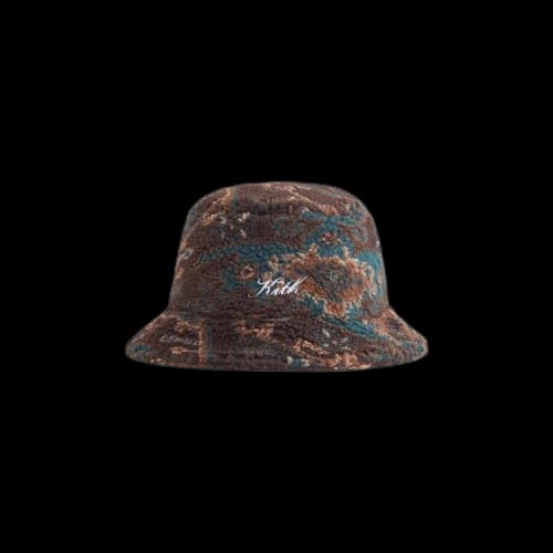Kith Women Rug Sherpa Bucket Hat 'Incognito'