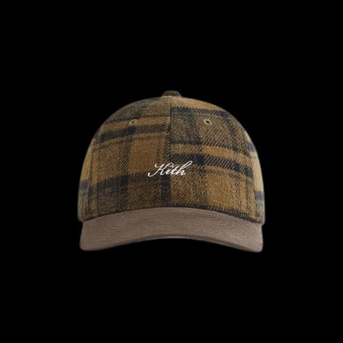 Kith Women Blocked Plaid Cap 'Modsy'