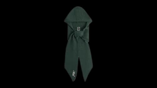 Kith Kithmas Women Chunky Knit Hooded Scarf Stadium