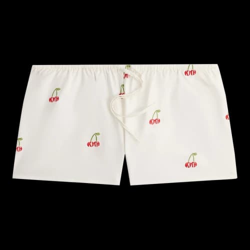 Kith Women Esbe Cherry Oxford Micro Short 'White'