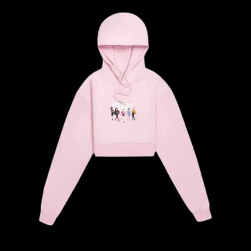 Kith x Sailor Moon Alexa Cropped Hoodie 'Pink'