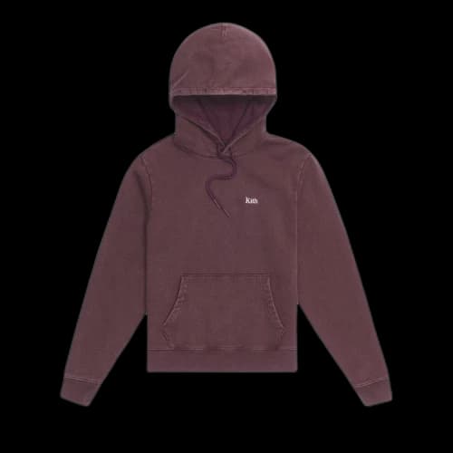 Kith Women Washed Jane Hoodie 'Wine'