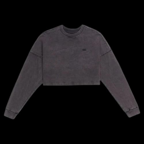 Kith Women Cropped Lucy Long-Sleeve 'Black'