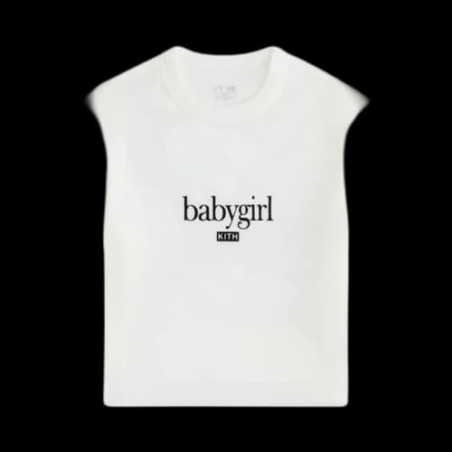Kith Women For Aaliyah Babygirl Mulberry Tee 'White'