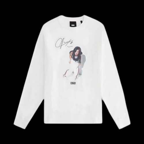 Kith Women For Aaliyah One In A Million Sonoma Long-Sleeve Tee 'White'