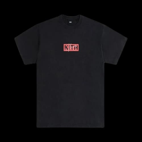 Kith Women For Aaliyah Classic Logo Vintage Tee 'Black'