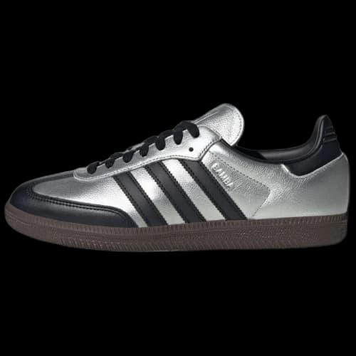 Adidas Originals Samba Comfortable And Lightweight Low top Skateboard Shoes Unisex Silver Black