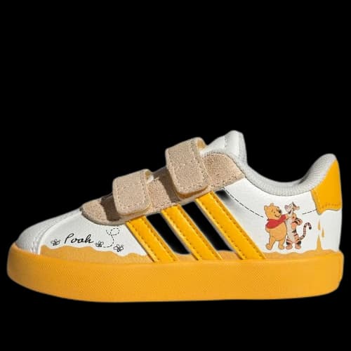 (TD) adidas x Disney VL Court 3.0 'Off White Crew Yellow Core Black'