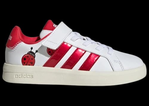 adidas Grand Court 3.0 White Pure Ruby (PS)