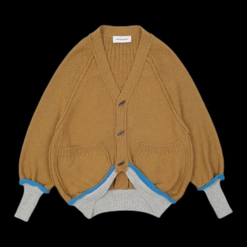 Kiko Kostadinov Iblish Cardigan 'Dijon/Beige'