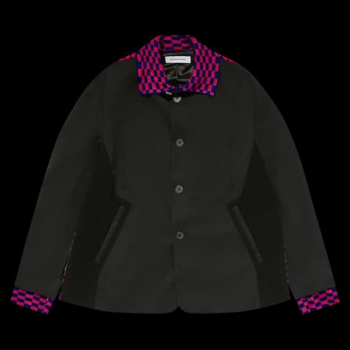 Kiko Kostadinov Sorelle Jacket 'Black/Sable Black/Phlox Check'