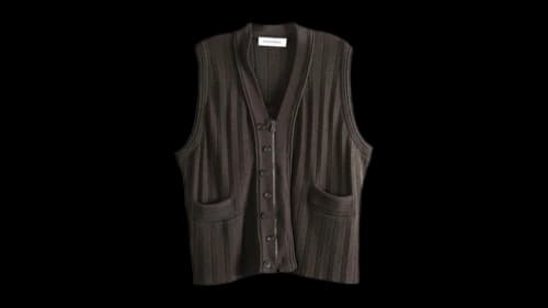 Kiko Kostadinov Fitz Knit Vest Maroon