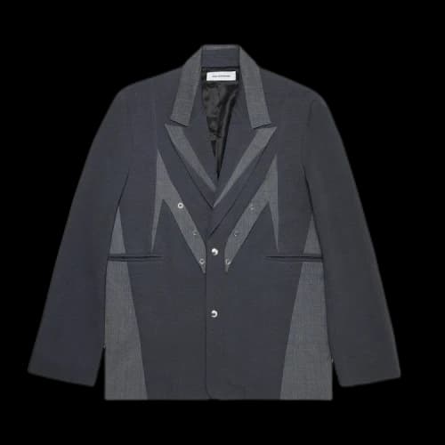 Kiko Kostadinov Balla Tailored Jacket 'Charcoal Grey/Vessel Grey'